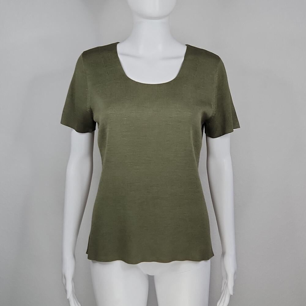 Deadstock Alfani Silk Knit Top Size Large